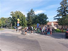 Výlet na bicykloch 2022 - dekoratívna grafika